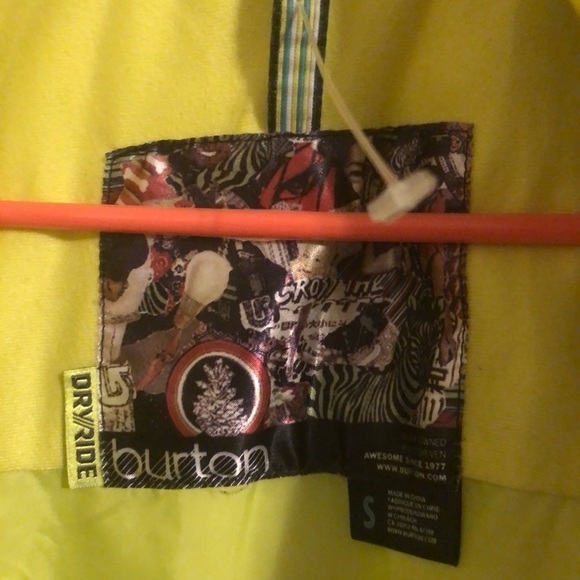 Burton snowboard ski jacket Dry ride small - Picture 7 of 16